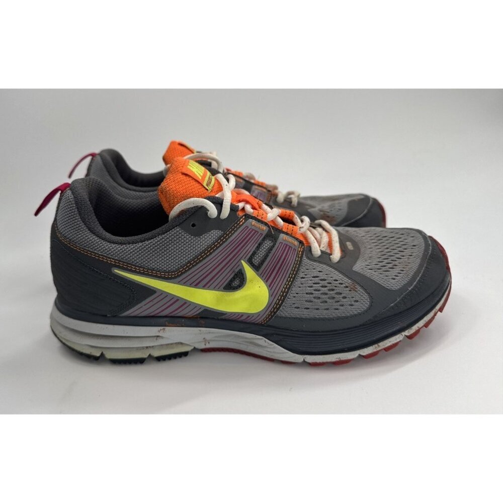 Nike Air Pegasus 29 Trail Running Shoes Womens 9 Gray Colorful Athletic Sneakers